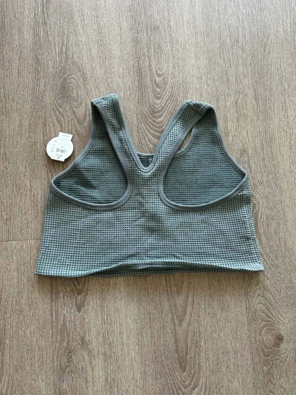 Aerie OFFLINE Main Squeeze Seamless Waffle Sports Bra Size XL NWT - Picture 3 of 13